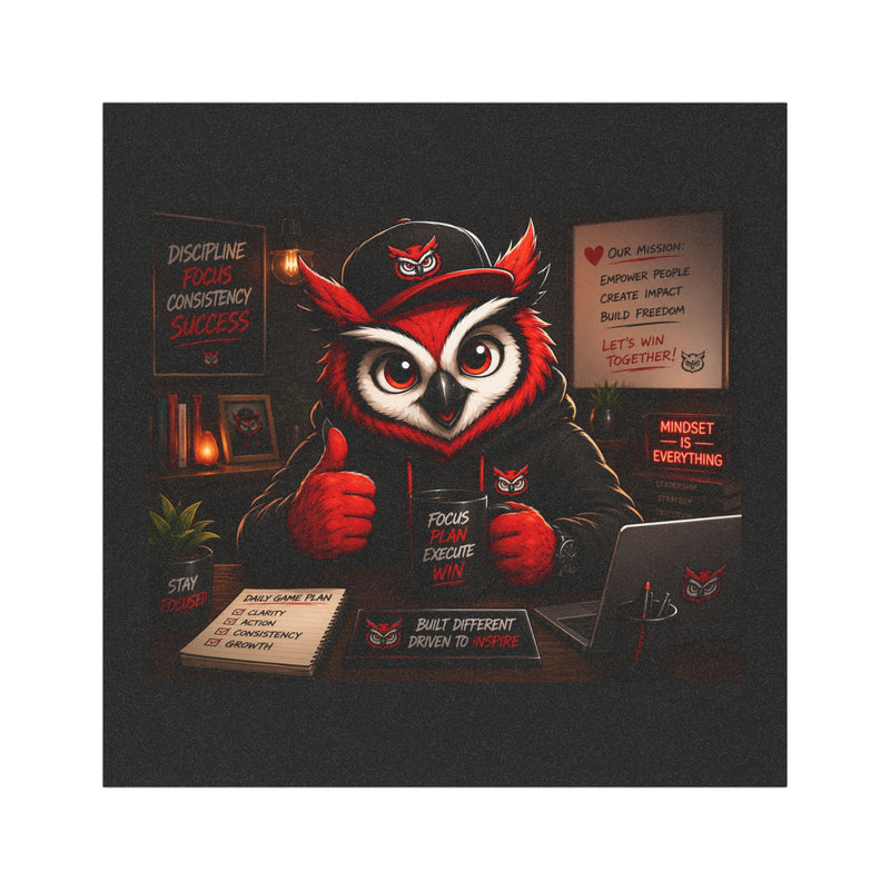 Owl Coach Car Magnet