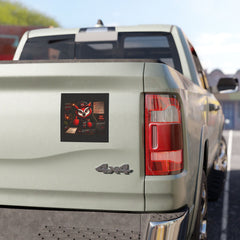 Owl Coach Car Magnet — Motivational Desk-Style Design ("Focus From Vision")