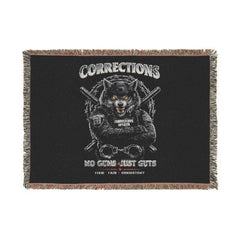 Corrections Woven Blanket — Tactical Throw for Veterans & Law Enforcement