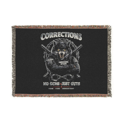 Corrections Woven Blanket — Tactical Throw for Veterans & Law Enforcement